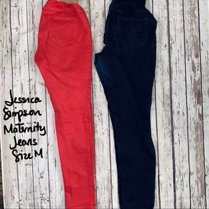 Bundle of 2 Jessica Simpson Maternity Jeans Size M